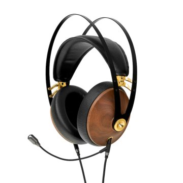 MEZE AUDIO 99 Classics prémium fejhallgató felszerelhető mikrofonnal, dió-arany