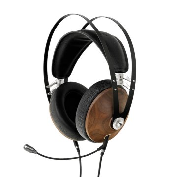 MEZE AUDIO 99 Classics prémium fejhallgató felszerelhető mikrofonnal , dió-ezüst