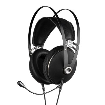 MEZE AUDIO 99 Neo audiofil fejhallgató felszerelhető mikrofonnal, fekete-ezüst