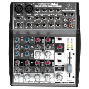 Behringer XENYX 1002 keverő XENYX mikrofon előerősítővel 10 bemenet 2-Bus