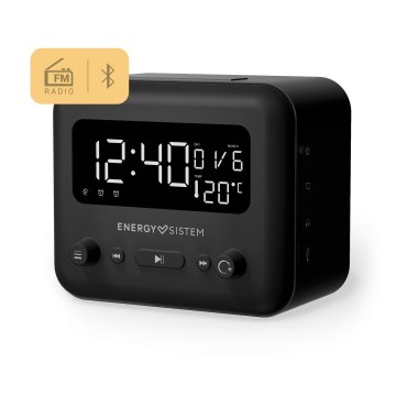 Energy Sistem Clock Speaker 2 Bluetooth hangszóró, grafit
