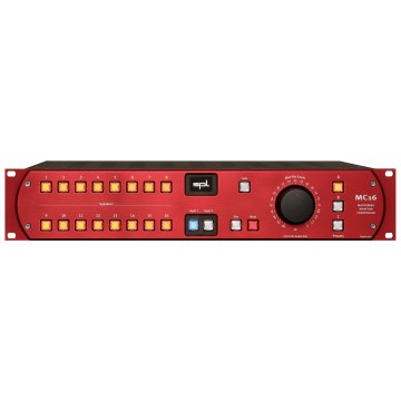 SPL MC16 16-csatornás mastering monitor kontroller, piros