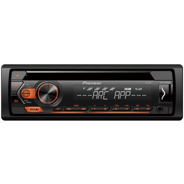 Pioneer DEH-S120UBA CD/USB/AUX autóhifi fejegység, borostyán