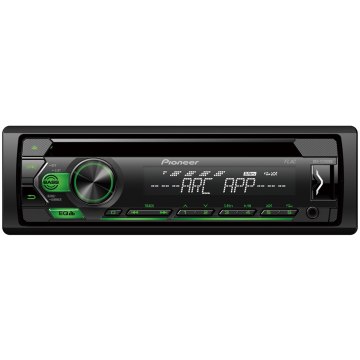 Pioneer DEH-S120UBG CD/USB/AUX autóhifi fejegység, zöld