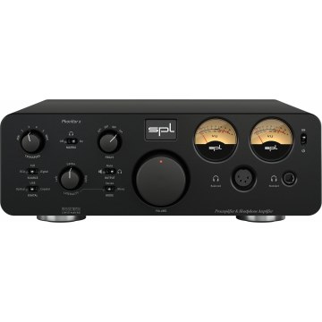 SPL Phonitor x fejhallgató erősítő előerősítővel, fekete + DAC768xs