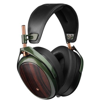 MEZE AUDIO STRADA Prémium fejhallgató, zöld - réz