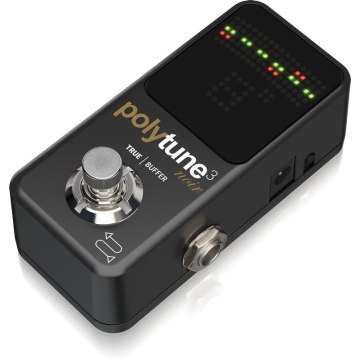 TC Electronic PolyTune 3 Noir gitár hangoló pedál