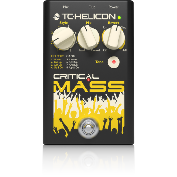TC Helicon Critical mass vokál effekt pedál