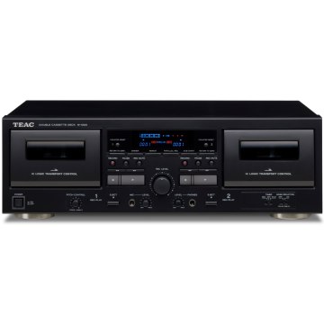 TEAC W-1200 dupla kazettás deck, fekete